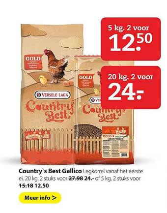 Boerenbond Country's Best Gallico aanbieding