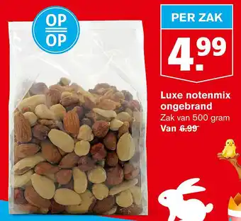 Hoogvliet Luxe notenmix ongebrand 500 gram aanbieding