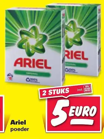 Nettorama Ariel poeder aanbieding