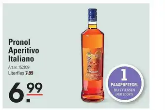 Sligro Pronol aperitivo italiano aanbieding