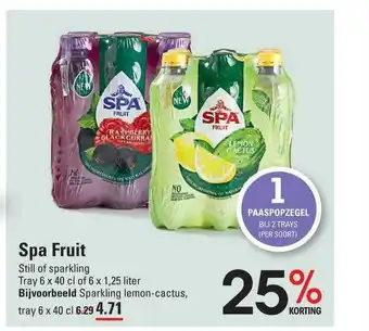 Sligro Spa fruit aanbieding