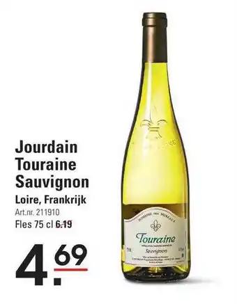 Sligro Jourdain touraine sauvignon aanbieding