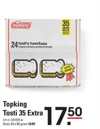 Sligro Topking tosti 35 extra aanbieding