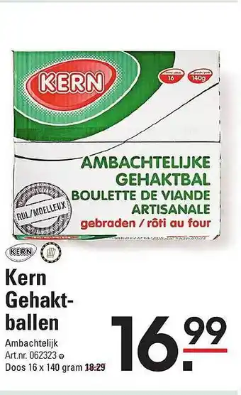 De Kweker Kern gehaktballen aanbieding