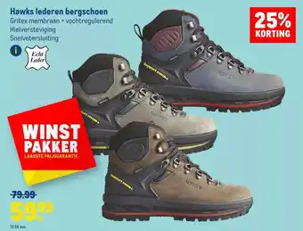 Makro Hawks lederen bergschoen aanbieding