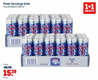 Makro Power up energy drink aanbieding