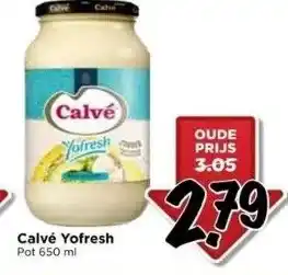 Vomar Voordeelmarkt Calvé yofresh aanbieding