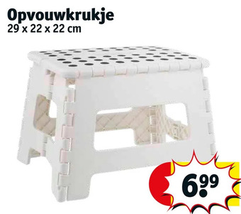 Kruidvat Opvouwkrukje aanbieding