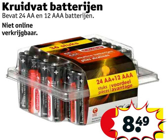 Kruidvat Kruidvat batterijen aanbieding