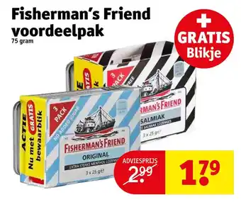 Kruidvat Fisherman's friend voordeelpak aanbieding