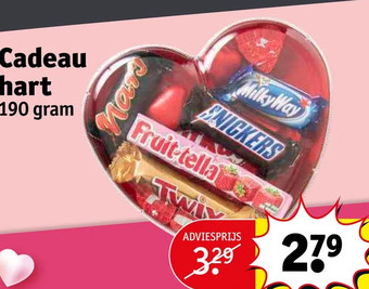 Kruidvat Cadeau hart aanbieding