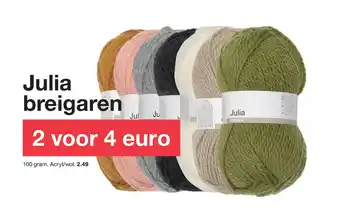 Zeeman Julia breigaren aanbieding