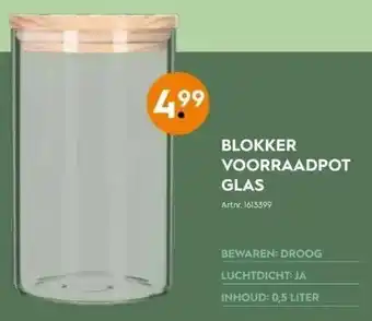 Blokker Blokker voorraadpot aanbieding