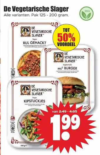 Dirk De vegetarische slager pK 125 - 200 GRAM aanbieding