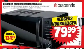 Dirk Brabantia combimagnetron BBEK1145DG 700 Watt aanbieding