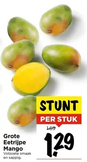 Vomar Voordeelmarkt Grote eetrijpe mango stunt per stuk aanbieding