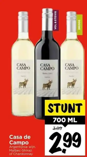 Vomar Voordeelmarkt Casa de campo stunt 700ml aanbieding