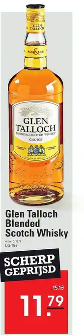 De Kweker Glen talloch blended scotch whisky aanbieding