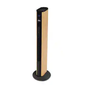 Blokker Solis easy breezy 757 - toren ventilator met afstandsbediening - 91 cm - wood effect aanbieding