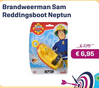 Ons Speelgoed Online Brandweerman Sam Reddingsboot Neptun aanbieding