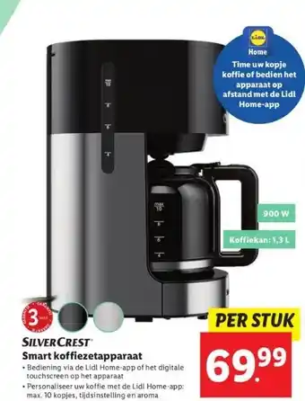 Lidl Smart koffiezetapparaat aanbieding