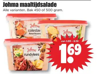 Dirk Johma maaltijdsalade aanbieding