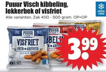 Dirk Puuur visch kibbeling, lekkerbek of visfriet aanbieding