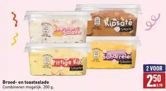 ALDI Brood- en toastsalade aanbieding