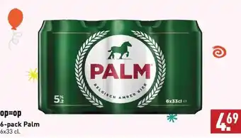 ALDI 6-pack palm aanbieding