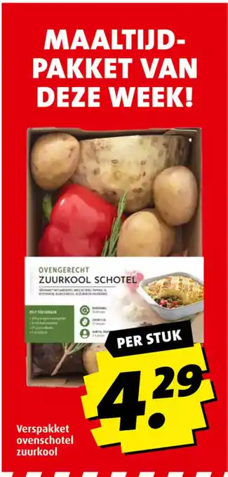 Boni Verspakket ovenschotel zuurkool per stuk aanbieding