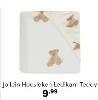 Baby & Tiener Jollein hoeslaken ledikant teddy aanbieding