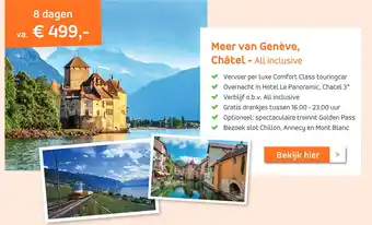 Effeweg Meer van genève, châtel - all inclusive aanbieding