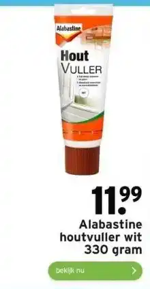 GAMMA Alabastine houtvuller wit aanbieding