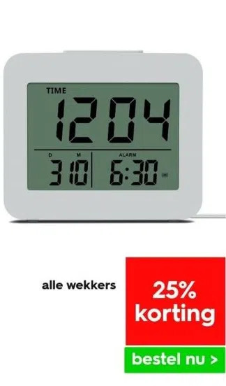 HEMA Alle wekkers aanbieding
