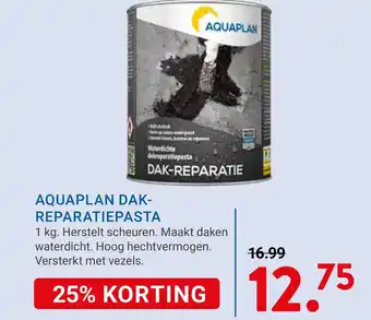 Kluswijs Aquaplan dak- reparatiepasta aanbieding