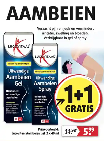 Lucovitaal Uitwendige aambeien gel of spray aanbieding