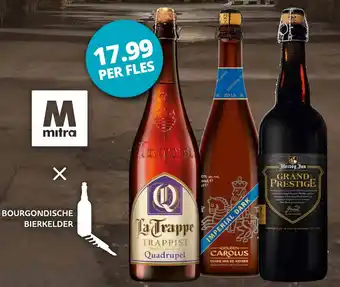 Mitra Bourgondische bierkelder aanbieding