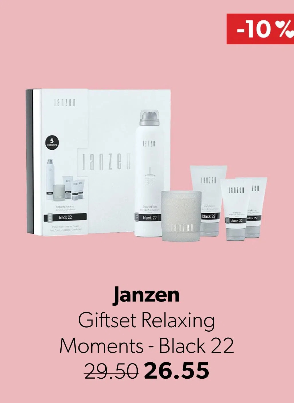 Janzen giftset relaxing moments - black 22 aanbieding bij Wehkamp