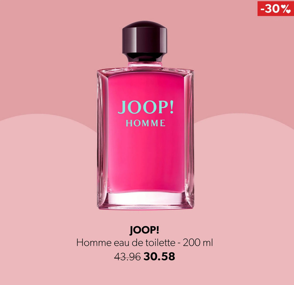 Joop! homme eau de toilette 200 ml aanbieding bij Wehkamp