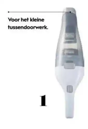 Blokker Black + Decker NVC215W-QW kruimeldief Artnr. 1706464 aanbieding