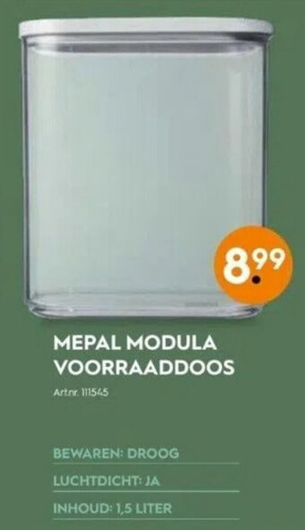 Blokker Mepal modula voorraaddoos Artnr. 111545 aanbieding