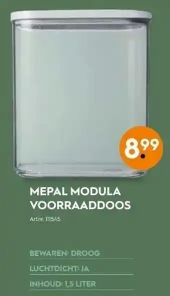 Blokker Mepal modula voorraaddoos Artnr. 111545 aanbieding