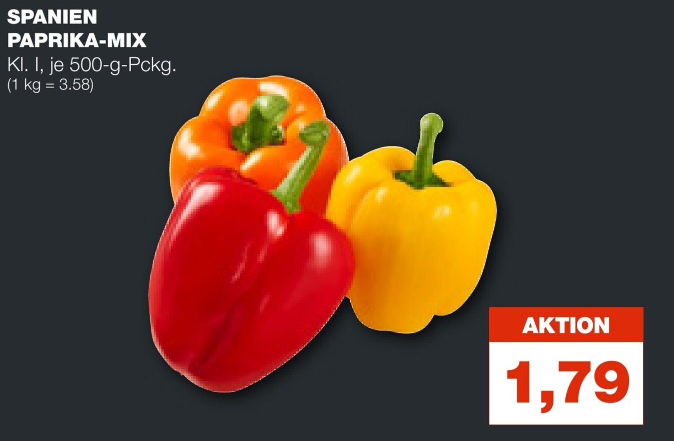 PaprikaMix 500g aanbieding bij mein real