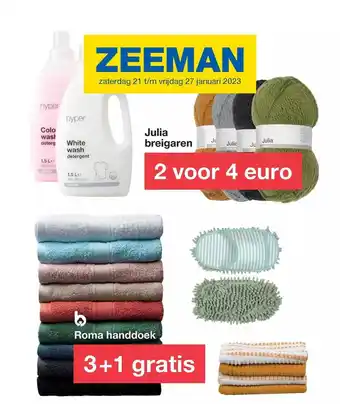 Zeeman Julia breigaren aanbieding