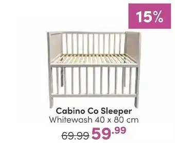 Baby & Tiener Cabino co sleeper aanbieding