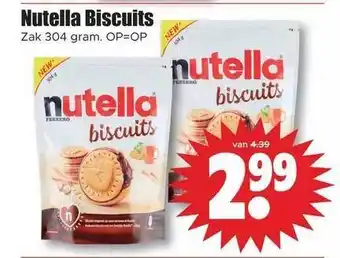 Dirk Nutella biscuits aanbieding