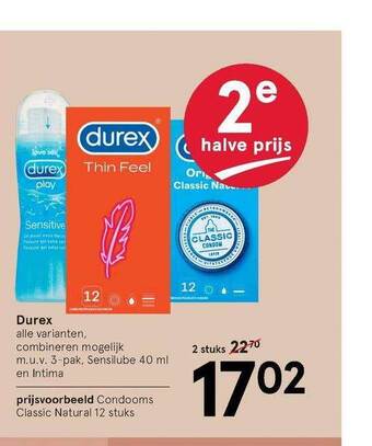 Etos Durex aanbieding