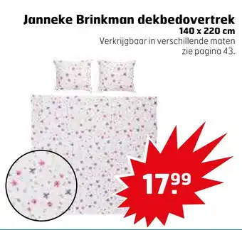 Trekpleister Janneke brinkman dekbedovertrek aanbieding