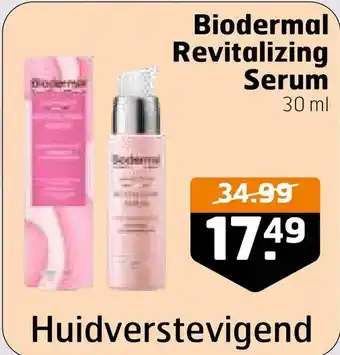 Trekpleister Biodermal revitalizing serum aanbieding