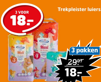 Trekpleister Trekpleister luiers aanbieding